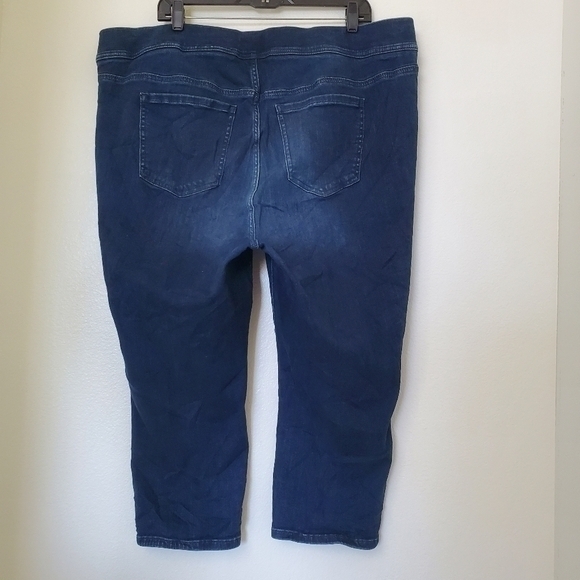 Torrid Women's Stretch Denim Crop Pull On Skinny Lean Jean - Plus Size 3X - Picture 7 of 13